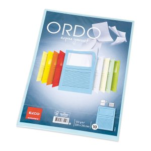 ELCO ORDO CLASSICO  ΧΑΡΤΙΝΗ ΘΗΚΗ L ΕΓΓΡΑΦΩΝ ΜΕ ΠΑΡΑΘΥΡΟ ΜΠΛΕ ΠΑΛ.