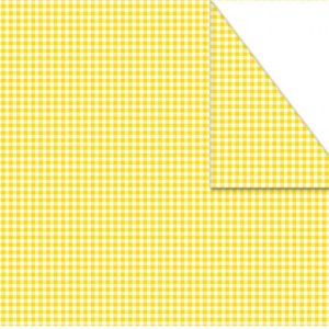 Χαρτόνι 50x70cm Καρό Κίτρινο (Διπλής Όψης)