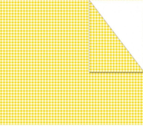 Χαρτόνι 50x70cm Καρό Κίτρινο (Διπλής Όψης)