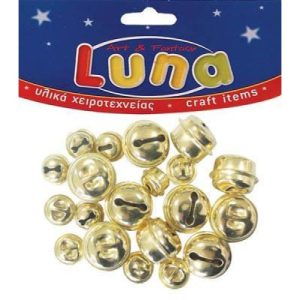 Κουδουνάκια μεταλλικά 9x18 mm - 9x12mm Luna