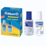 PELIKAN Blanco Σετ Διορθωτικό υγρό με πινέλο & Διαλυτικό - Image 2