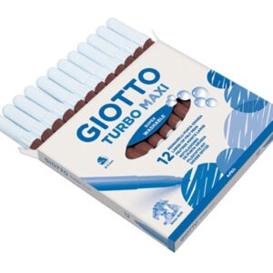 Μαρκαδόροι Giotto Turbomaxi Καφέ