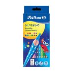 Pelikan Silverino Ξυλομπογιές Τριγωνικές Χονδρές 12τμχ