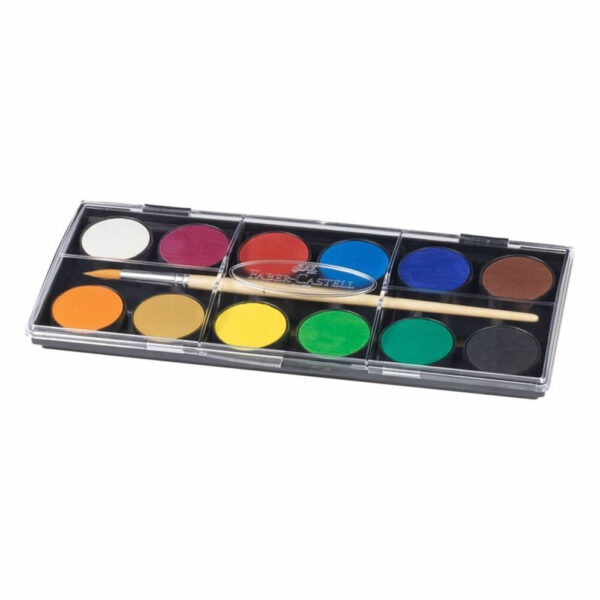 FABER-CASTELL Νερομπογιές σε Σετ των 12 χρωμάτων - Image 2