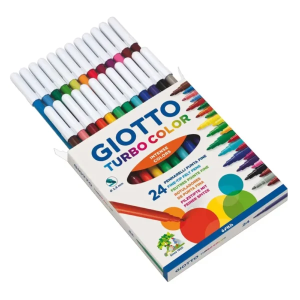 Μαρκαδόροι Giotto Turbo Color 24 τμχ - Image 2