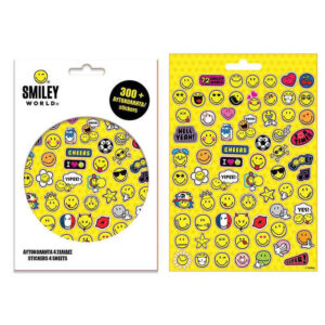 ΑΥΤΟΚΟΛΛΗΤΑ ΣΕ ΜΠΛΟΚ SMILEY WORLD 300ΤΕΜ