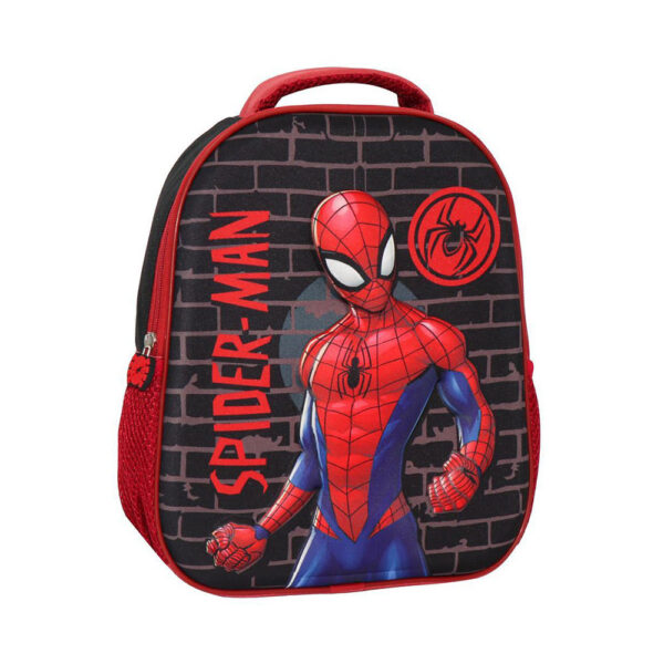 Τσάντα πλάτης νηπίου Must Spiderman μαύρο κόκκινο 1 θέση